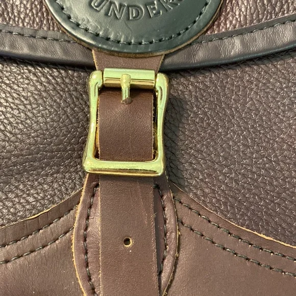 Over Under Shoulder Bag handcrafted in USA 100% Leather Bag - Picture 3 of 16